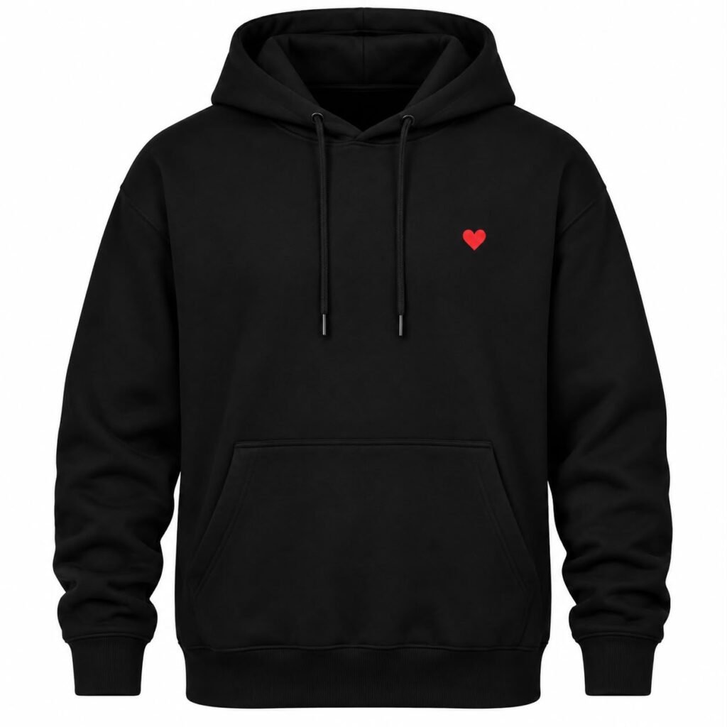 Black Heart Hoodie