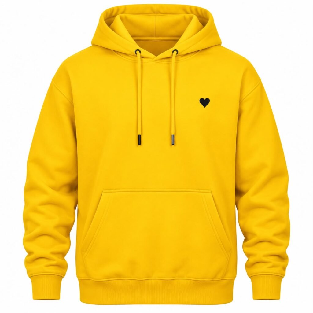 Yellow Heart Hoodie